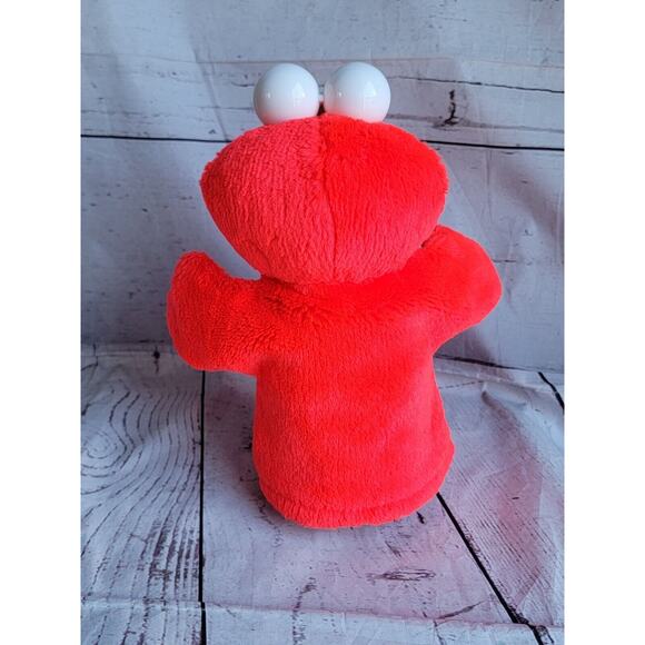 Elmo Tyco Sesame Street Hand Puppet Plush 9inch Stuffed Animal Toy - Picture 4 of 5